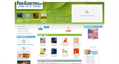 Desktop Screenshot of free-egreetings.net